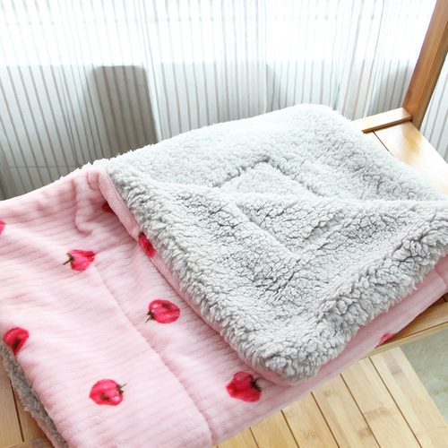 Двойное слоя сгущенного домашнего одеяла для собак одеяла собаки собаки с зимним собачьем стеганым одеялом