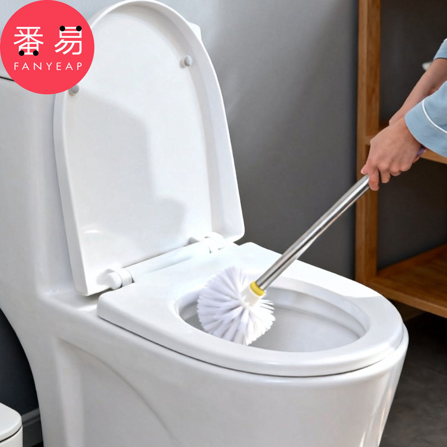 Toilet Brush B1pn008-Home Bathroom Toilet Brush Toilet Pit Cleaning Toilet Cleaning Base Shelf
