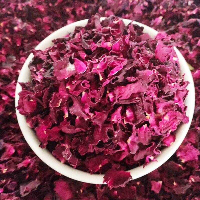 墨红玫瑰花瓣大花瓣真鲜花干玫瑰花瓣可泡茶做固元膏玫瑰酱阿胶糕,淘宝优惠券,粉丝福利购,淘宝优惠卷