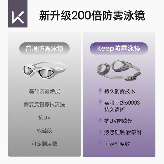 Keep swimming goggles HD anti-fog myopia degree can be customized