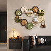Solid wood entrance door hole board storage rack