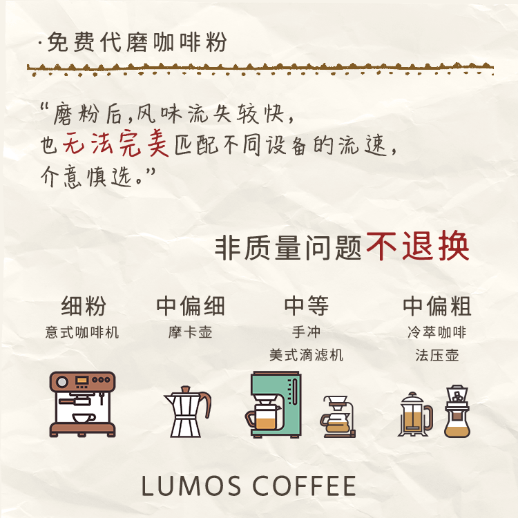 如光/LUMOS肯尼亚深烘手冲水洗新鲜烘焙咖啡豆225g - 图3