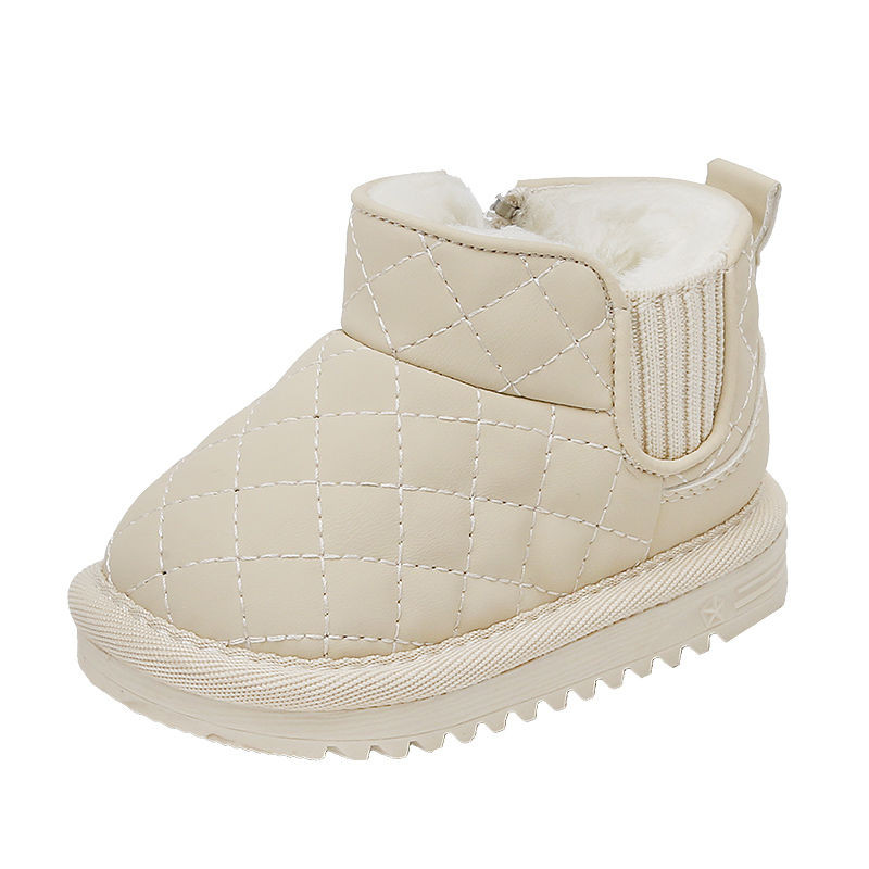 冬季男宝宝雪地靴儿童加绒棉鞋小童学步鞋1-3-6岁女童鞋软底鞋潮2,淘宝优惠券,粉丝福利购,淘宝优惠卷