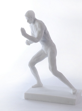 现代简约家居艺术风陈设人体雕塑