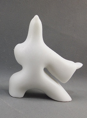 新中式风白色太极人物软装饰品