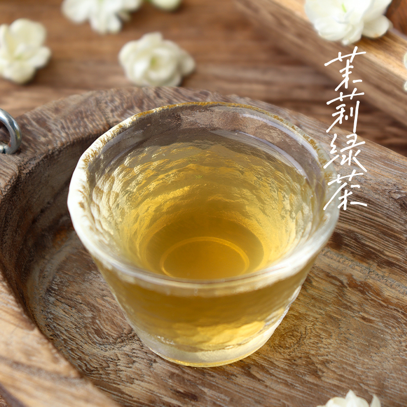 是日一食 茉莉绿茶  热泡冷泡茶茉莉花茶袋泡茶（12包/盒） - 图1