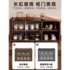 Sideboard storage artifact solid wood storage rack sideboard coffee cup holder tea set storage cabinet living room dining table kitchen