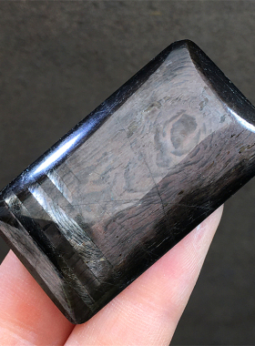 天然银线石水滴爱心形吊坠装饰品