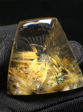 天然金发晶钛晶男女同款吊坠饰品