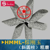 Brown corundum abrasive coarse brown rigid cylindrical abrasives polished grinding stone deburring wool edges to oxide skin