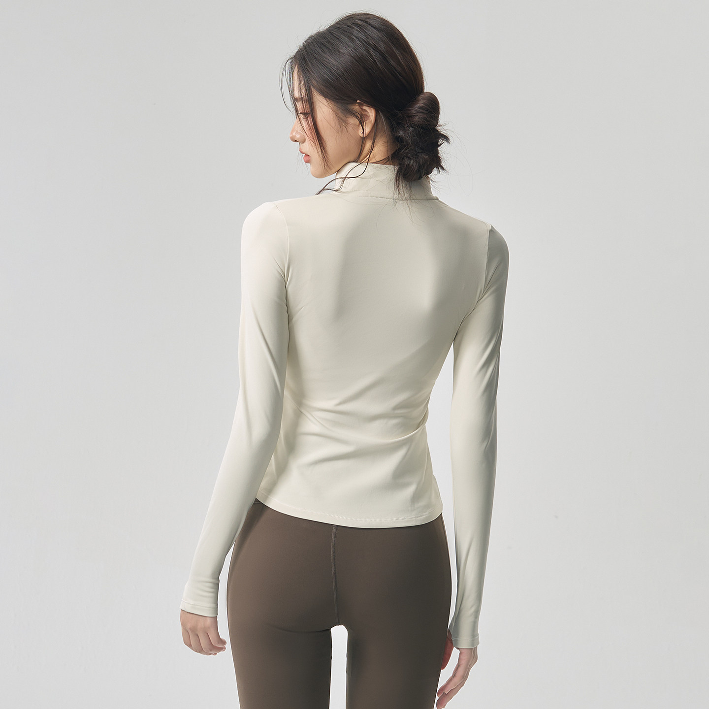 Ackdcs加绒保暖瑜伽服外套女秋冬拉链立领运动夹克普拉提健身上衣,淘宝优惠券,粉丝福利购,淘宝优惠卷