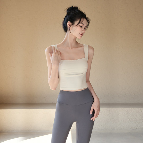 Ackdcs一体式运动背心女外穿普拉提训练瑜伽内衣专业跑步健身套装