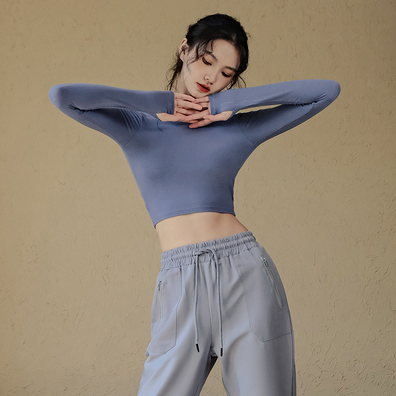 Ackdcs美背运动上衣女网红高颜值瑜伽服长袖专业跑步训练健身衣秋,淘宝优惠券,粉丝福利购,淘宝优惠卷