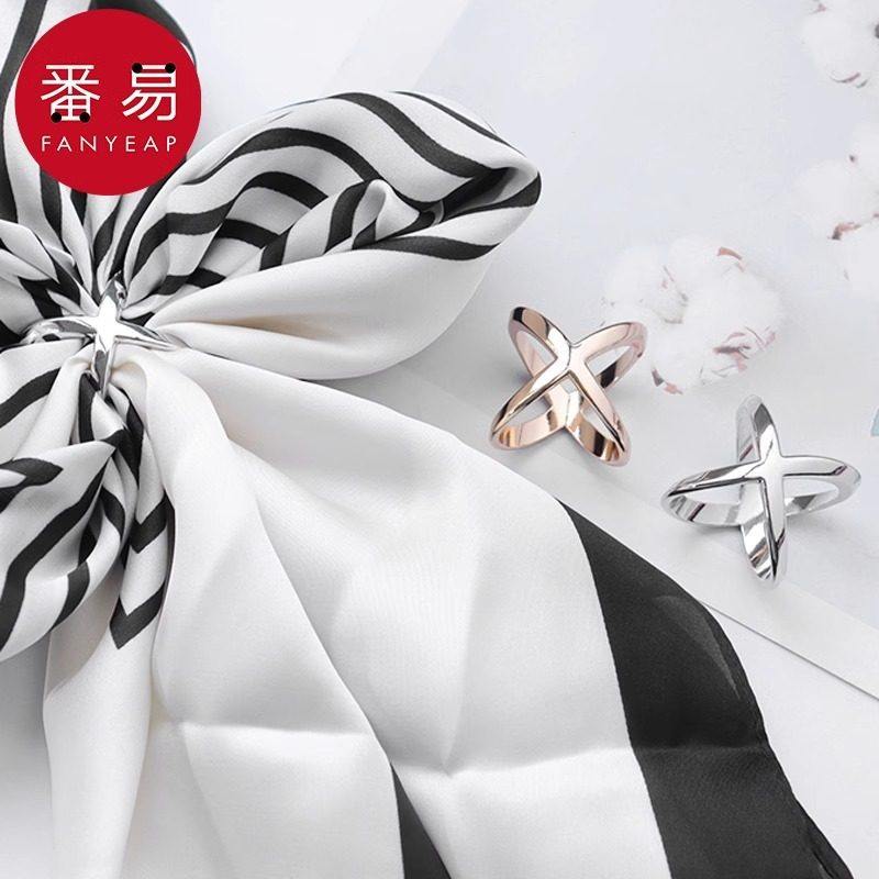 丝巾扣A1pq808-丝巾扣两用优雅简约精致女三环新款配饰披肩百搭时,淘宝优惠券,粉丝福利购,淘宝优惠卷