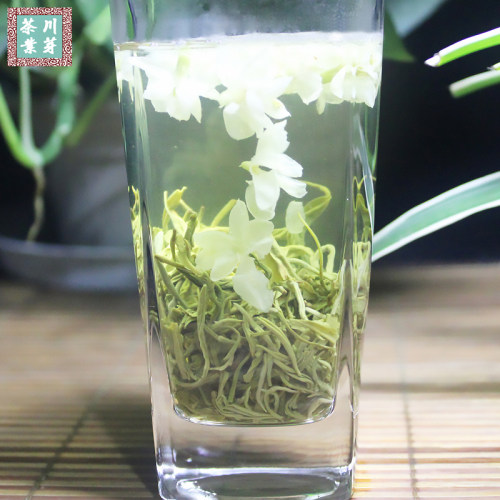 2026年新茶飘雪茉莉花茶高山浓香耐泡四川雅安蒙顶散装茶叶口粮茶 - 图0