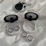 Брендовые милые невидимые очки, японская коробка для влюбленных подходит для мужчин и женщин, зеркальный эффект, простой и элегантный дизайн, изысканный стиль