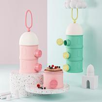 Baby milk powder box portable to carry with split baby auxiliary food storage milk powder tank large capacity powdered milk G seal