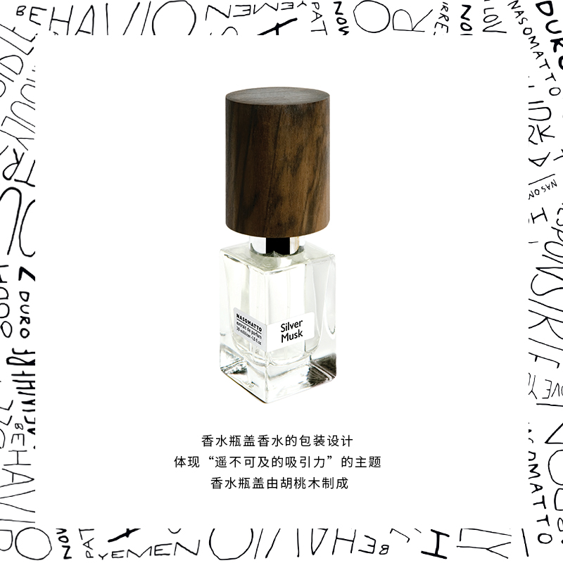 【小众香水】NasomattoSILVER MUSK纳斯马图银色麝香浓香精30ml-图1