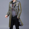 Pierre Cardin men's trench coat mid-length coat
