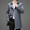 Pierre Cardin men's trench coat mid-length coat