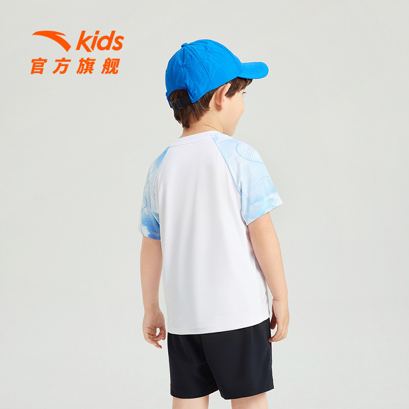 【搜3件75折】安踏儿童针织短袖衫 2026 夏男女小童吸汗速干 【搜3件75折】安踏儿童针织短袖衫 2026 夏男女小童吸汗速干