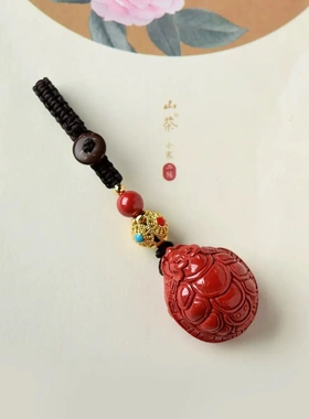 杭州灵隐砂钥匙挂件女男蛇年