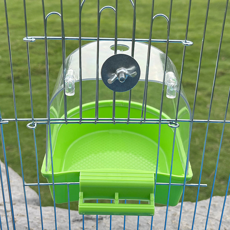 洗澡器八哥玄凤牡丹虎皮鹦鹉用品玩具小鸟用洗澡盒透明大号沐浴盆,淘宝优惠券,粉丝福利购,淘宝优惠卷