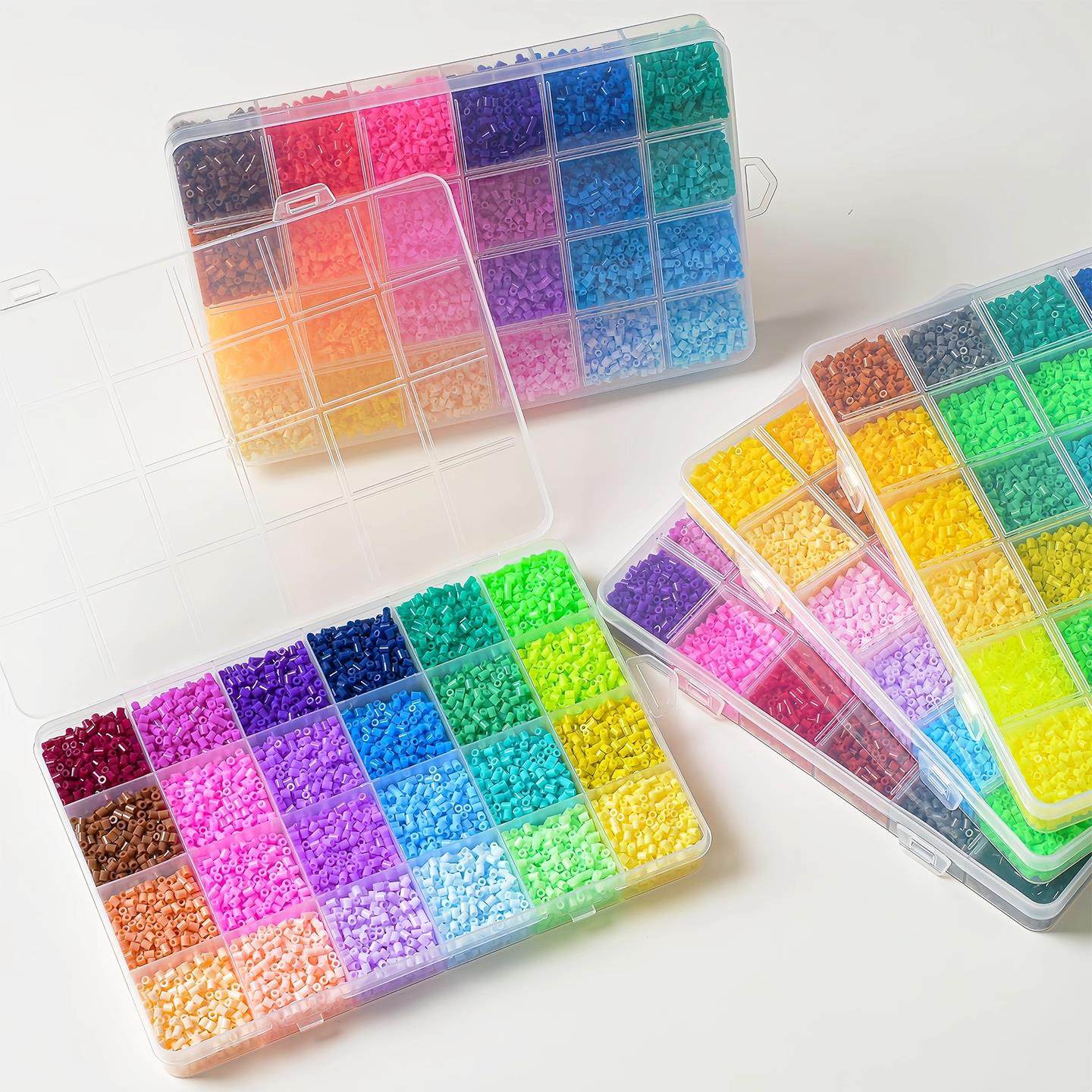 全色系2.6mm拼豆264色套1000颗装DIY手工制作材料包百搭coco同款,淘宝优惠券,粉丝福利购,淘宝优惠卷