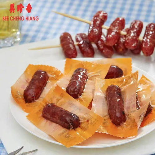美珍香休闲金尊烧烤猪肉200g猪肉肠香肠肉枣办公室休闲零食小吃 - 图3