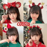 Аксессуар для волос, детский ободок, шпильки для волос, рождественский декор