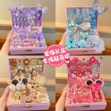 Детское кольцо, ожерелье, цепочка, комплект, браслет, аксессуар для волос, коробочка для хранения, делюкс издание