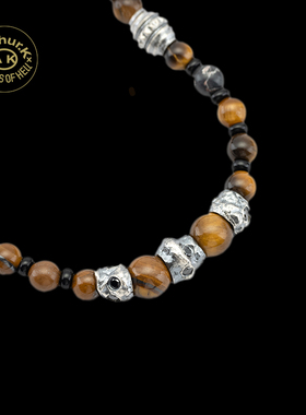 Arthur.k天照虎眼黑玛瑙项链