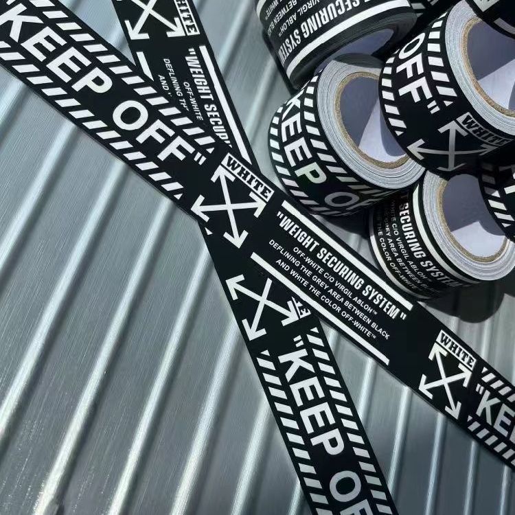 5米超大张黑KEEP OFF潮牌行李箱旅行箱贴纸个性滑板车吉他机车贴 - 图0