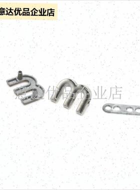 镜配件字母M铆钉脚配件锌合金x喷漆配件diy皮扣配件服饰箱包配件,
