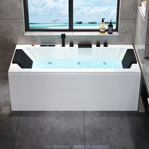 Cherry Blossom Bathroom Bath Tub Home Adult small family Type Double Bathtub Acrylic Independent Shower with constant temperature press