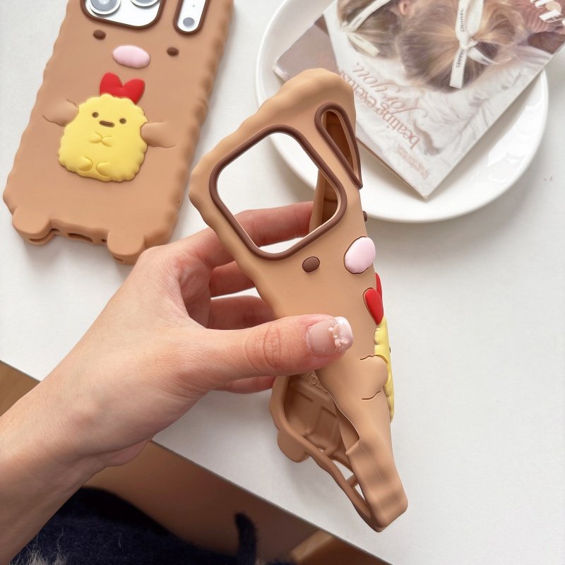 趣味卡通角落生物适合于iphone17promax手机壳16promax立体饼干图案造型15plus硅胶软壳14防摔壳套13promax萌,淘宝优惠券,粉丝福利购,淘宝优惠卷