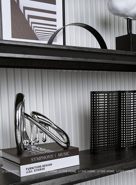 样板房摆件客厅书房软装饰品组合