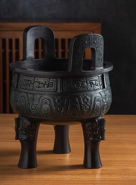 仿古青铜器大克鼎摆件开业礼品