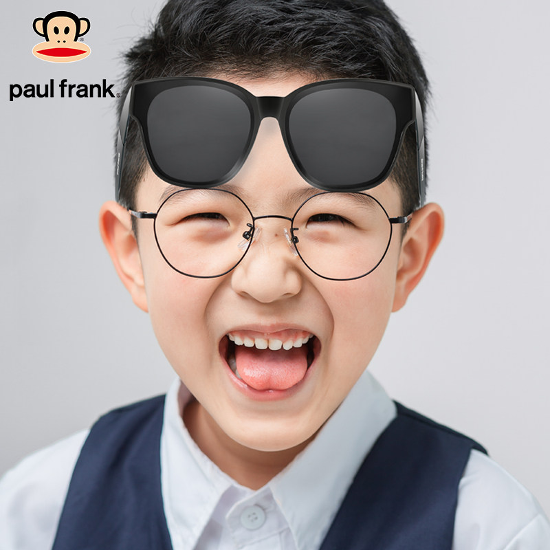大嘴猴儿童男童偏光防紫外线太阳镜 paulfrank眼镜太阳眼镜
