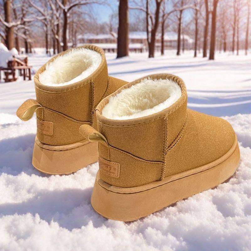 防滑厚底内增高棉鞋靴女2024爆款冬季外穿新款加绒加厚保暖雪地靴,淘宝优惠券,粉丝福利购,淘宝优惠卷