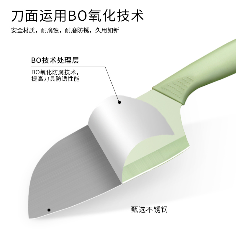 菜刀家用厨房切片刀切菜切肉水果刀辅食不锈钢女士厨刀快锋利刀具-图2