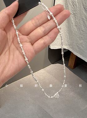 小众设计气质优雅高级感气质百搭甜美颈链锁骨链镶钻五角星项链