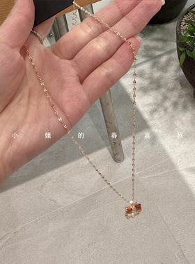 韩系饰品气质优雅毛衣链高雅镶钻甜美颈链锁骨链可爱蝴蝶结项链