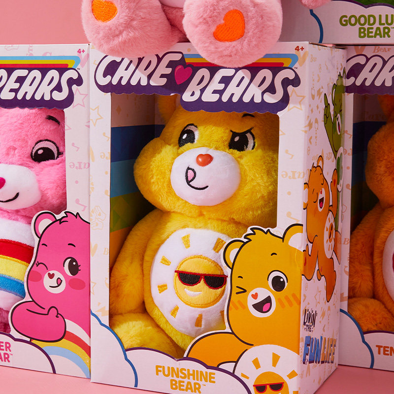 carebears毛绒玩具生日礼物抱枕 carebears毛绒布艺类玩具