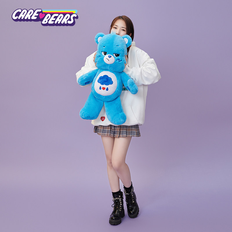 爱心小熊娃娃毛绒玩具睡觉抱抱抱枕 carebears毛绒布艺类玩具