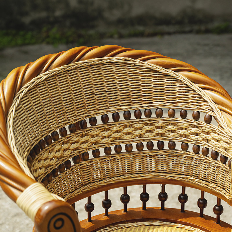 藤椅天然真藤厂家直销靠背儿童凳子单人家用老年人阳台藤编小滕椅,淘宝优惠券,粉丝福利购,淘宝优惠卷