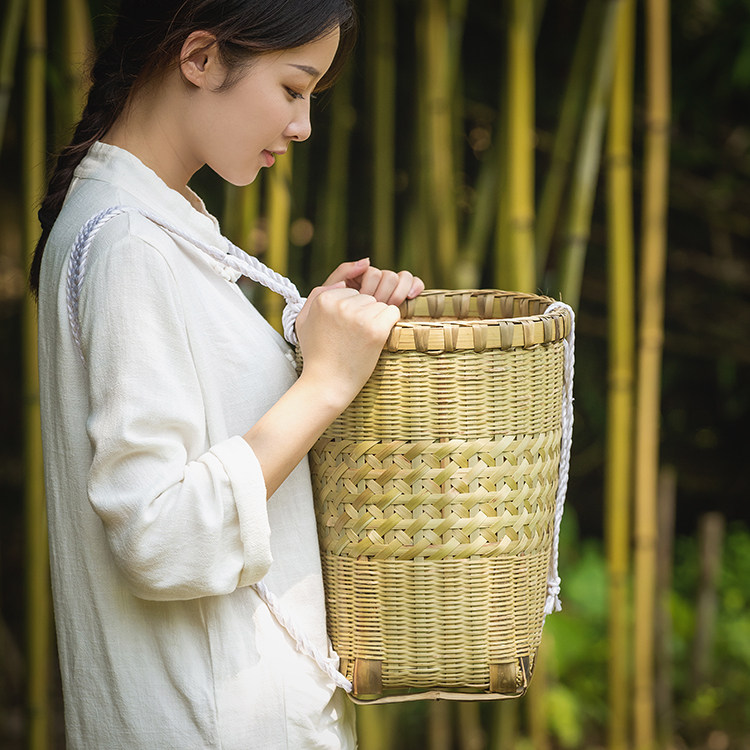 云贵四川农村竹背筐家用竹编背篓儿童小孩买菜道具竹子背篼夹背,淘宝优惠券,粉丝福利购,淘宝优惠卷