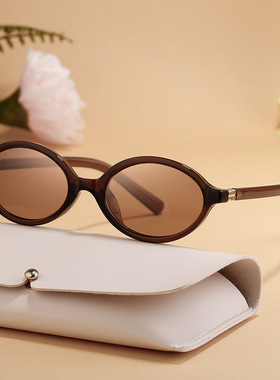 小框镜！欧美椭圆小框太阳镜女复古街拍墨镜女网红热门上镜