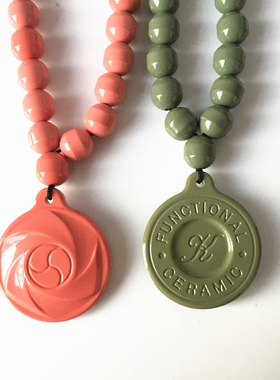 新款跨境托玛琳电气石手链 赭石项链 托玛琳负离子远红外项链