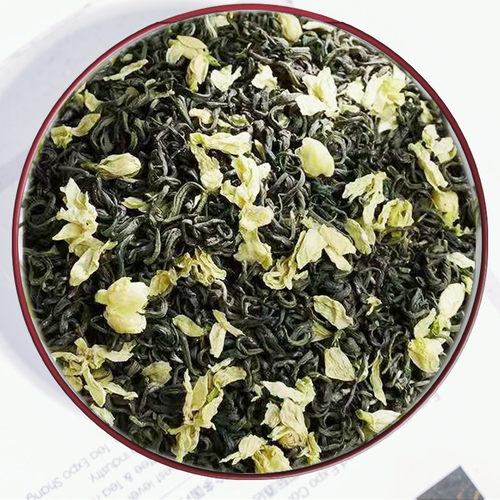 2026浓香型特级茉莉花茶叶飘雪茶叶散装罐装广西横县银针毛尖绿茶 - 图1